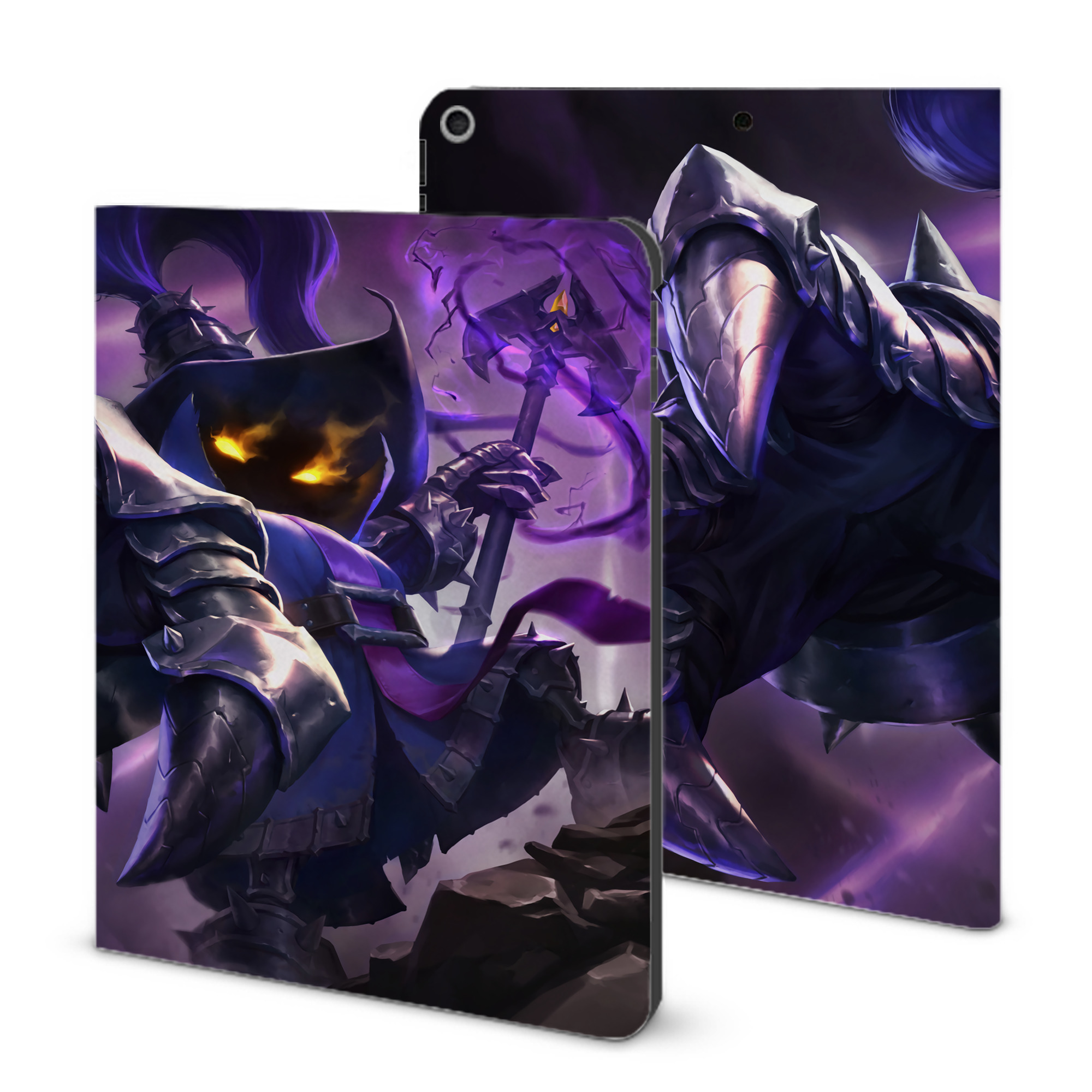 （画像用） リーグ・オブ・レジェンド League of Legends LOL IPad ケース ブック型 PUレザー TPU 耐衝撃 軽量 薄型 ペン収納なし 全面保護 IPad 各モデル対応